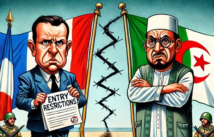 Caricature France Algerie